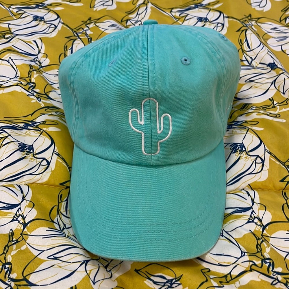 Oliver & Otis turquoise cactus hat